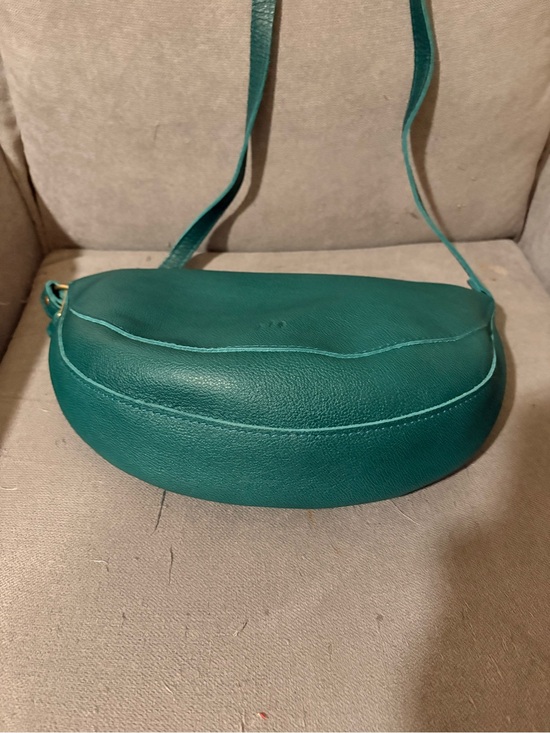 Portland Leather Handbags - Portland Leather Goods Large Koala Sling Bag in Sea Glass - New in Box - NIB